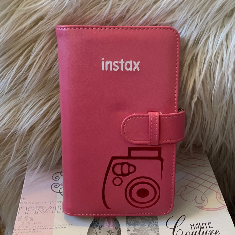 Instax photo album in pink